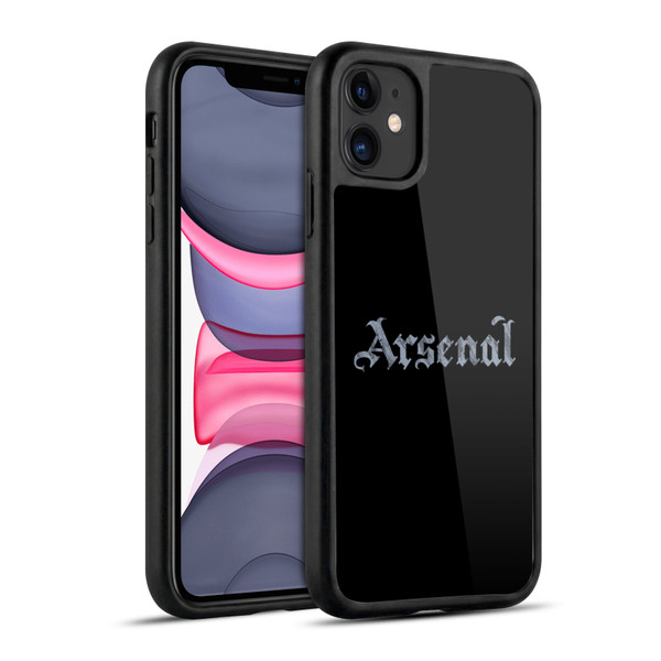 Arsenal FC Training Patterns Black Gel Armour Case For Apple iPhone 11