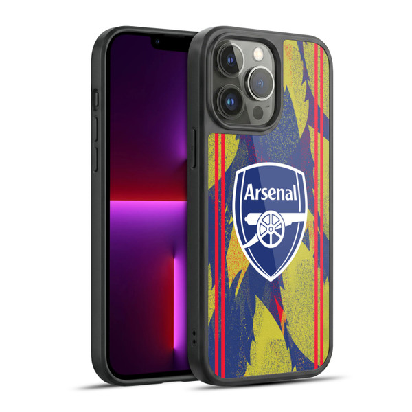 Arsenal FC Training Patterns Urban Gel Armour Case For Apple iPhone 13 Pro Max