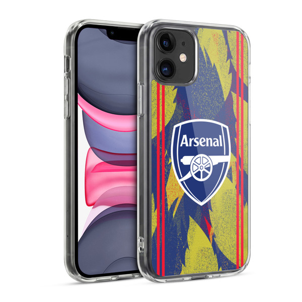 Arsenal FC Training Patterns Urban Soft Gel Case for Apple iPhone 11