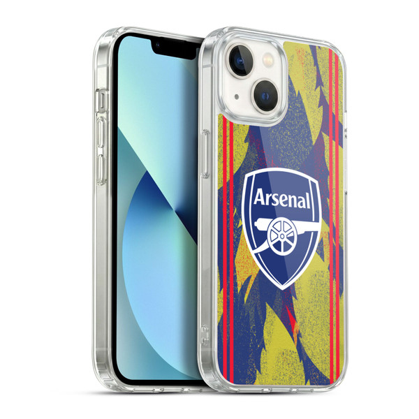 Arsenal FC Training Patterns Urban Soft Gel Case for Apple iPhone 13