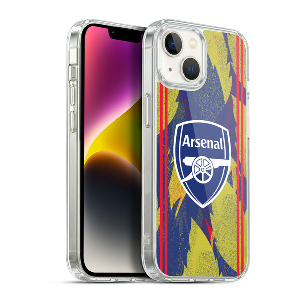 Arsenal FC Training Patterns Urban Soft Gel Case for Apple iPhone 14