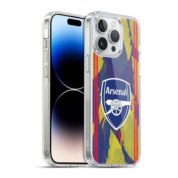 Arsenal FC Training Patterns Urban Soft Gel Case for Apple iPhone 14 Pro Max & MagSafe