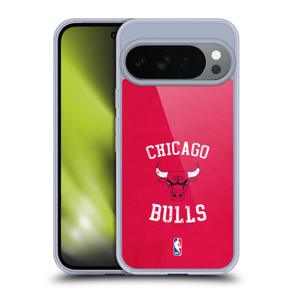 NBA Chicago Bulls Distressed Soft Gel Case for Google Pixel 10
