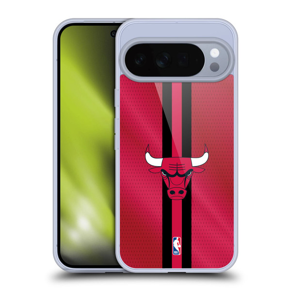 NBA Chicago Bulls Stripes Soft Gel Case for Google Pixel 10 Pro XL