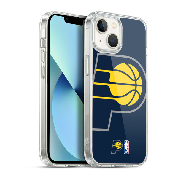 NBA Indiana Pacers Logo Oversized Soft Gel Case for Apple iPhone 13