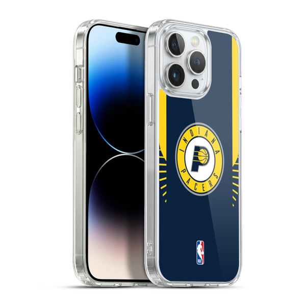 NBA Indiana Pacers Logo Navy Design Soft Gel Case for Apple iPhone 13 Pro Max & MagSafe