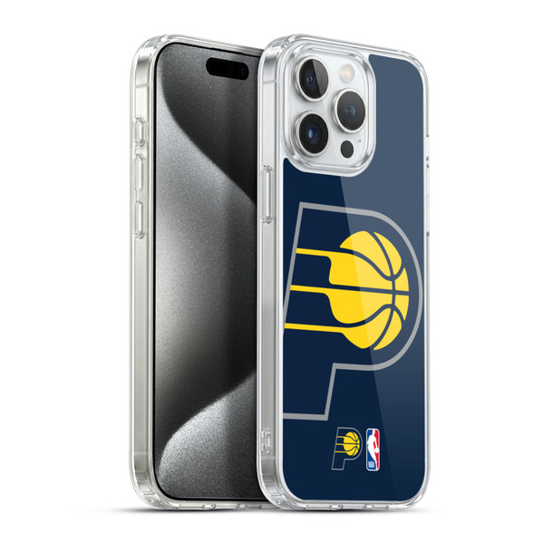 NBA Indiana Pacers Logo Oversized Soft Gel Case for Apple iPhone 15 Pro Max & MagSafe