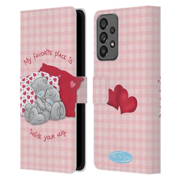 Me To You Classic Tatty Teddy Hug Leather Book Wallet Case Cover For Samsung Galaxy A73 5G (2022)