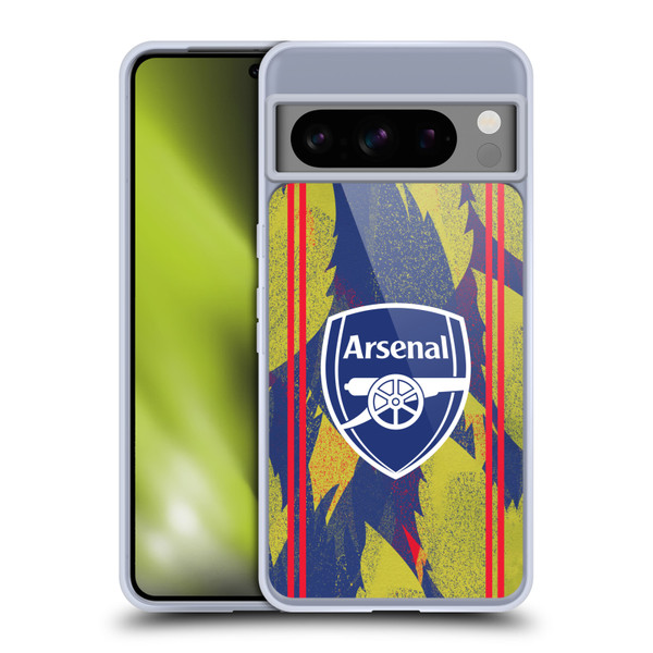 Arsenal FC Training Patterns Urban Soft Gel Case for Google Pixel 8 Pro