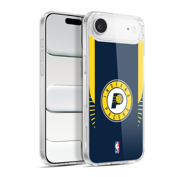 NBA Indiana Pacers Logo Navy Design Soft Gel Case for Apple iPhone 17 Air