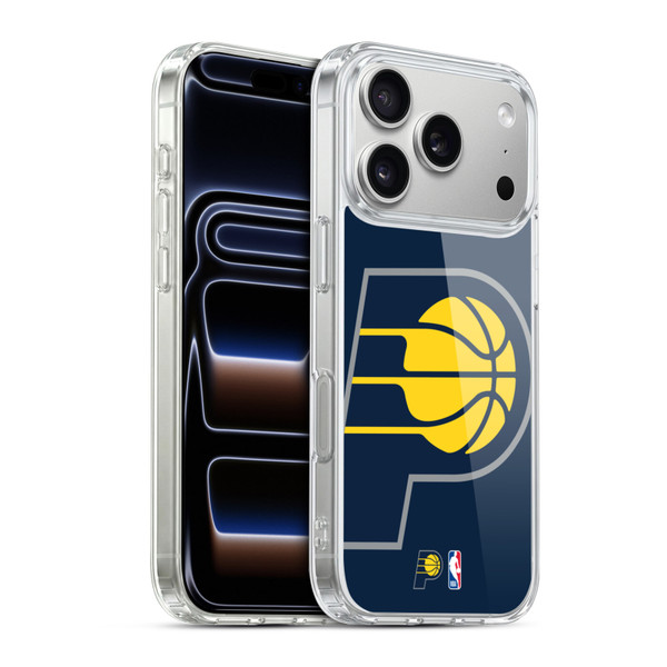 NBA Indiana Pacers Logo Oversized Soft Gel Case for Apple iPhone 17 Pro