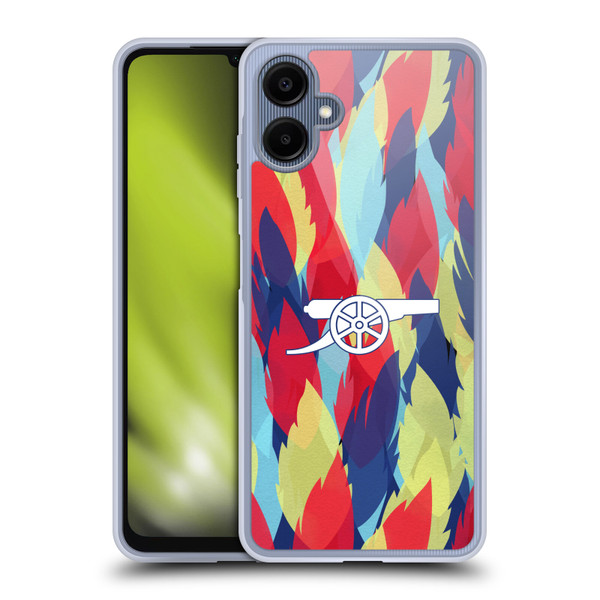 Arsenal FC Training Patterns Multicolour Soft Gel Case for Samsung Galaxy A06 4G
