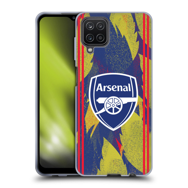 Arsenal FC Training Patterns Urban Soft Gel Case for Samsung Galaxy A12 (2020)