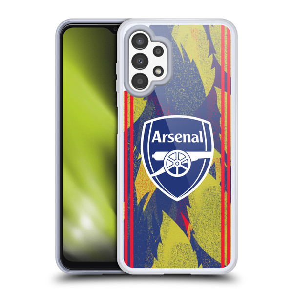 Arsenal FC Training Patterns Urban Soft Gel Case for Samsung Galaxy A13 (2022)