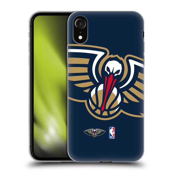 NBA New Orleans Pelicans Logo Oversized Soft Gel Case for Apple iPhone XR