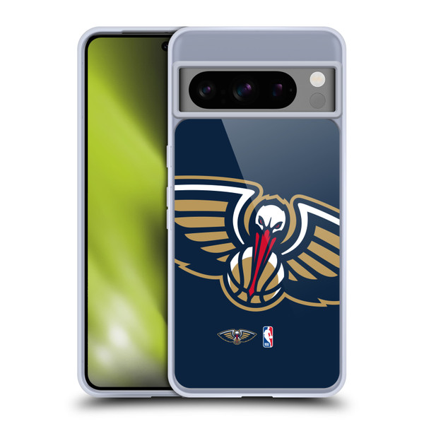 NBA New Orleans Pelicans Logo Oversized Soft Gel Case for Google Pixel 8 Pro