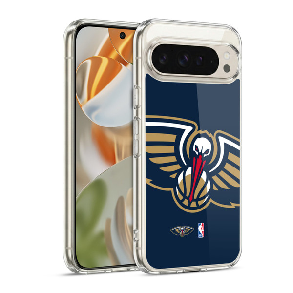 NBA New Orleans Pelicans Logo Oversized Soft Gel Case for Google Pixel 9 / Pixel 9 Pro