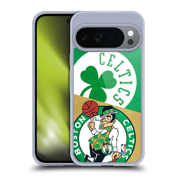 NBA Boston Celtics Half Oversized Soft Gel Case for Google Pixel 10
