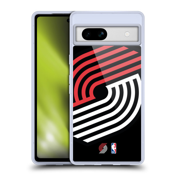 NBA Portland Trail Blazers Logo Oversized Soft Gel Case for Google Pixel 7a