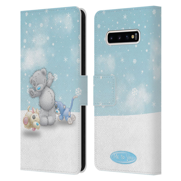 Me To You Classic Tatty Teddy Pets Leather Book Wallet Case Cover For Samsung Galaxy S10+ / S10 Plus