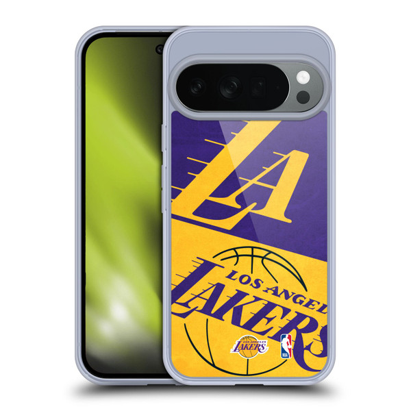 NBA Los Angeles Lakers Half Oversized Soft Gel Case for Google Pixel 10