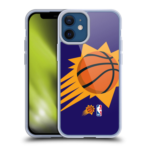 NBA Phoenix Suns Logo Oversized Soft Gel Case for Apple iPhone 12 Mini & MagSafe