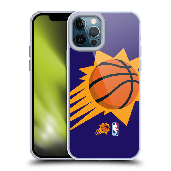 NBA Phoenix Suns Logo Oversized Soft Gel Case for Apple iPhone 12 Pro Max & MagSafe