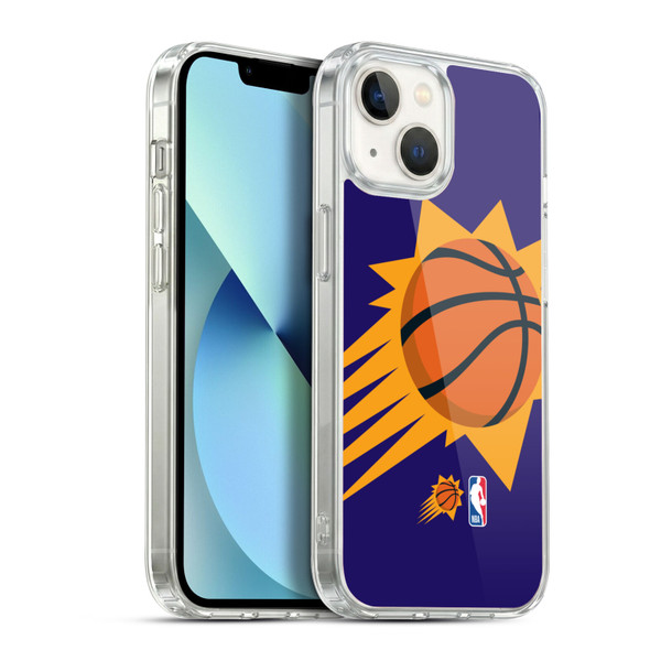 NBA Phoenix Suns Logo Oversized Soft Gel Case for Apple iPhone 13