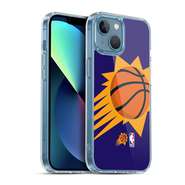 NBA Phoenix Suns Logo Oversized Soft Gel Case for Apple iPhone 13 Mini & MagSafe