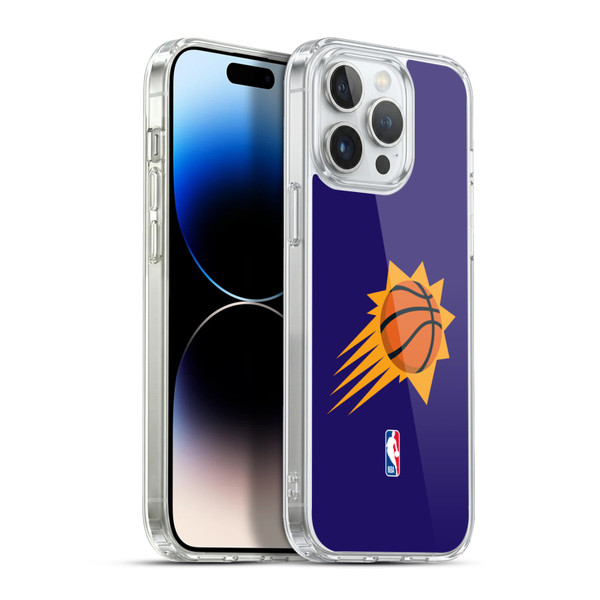 NBA Phoenix Suns Logo Purple Soft Gel Case for Apple iPhone 13 Pro Max & MagSafe