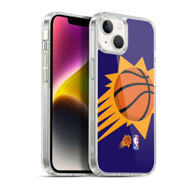 NBA Phoenix Suns Logo Oversized Soft Gel Case for Apple iPhone 14 Plus & MagSafe