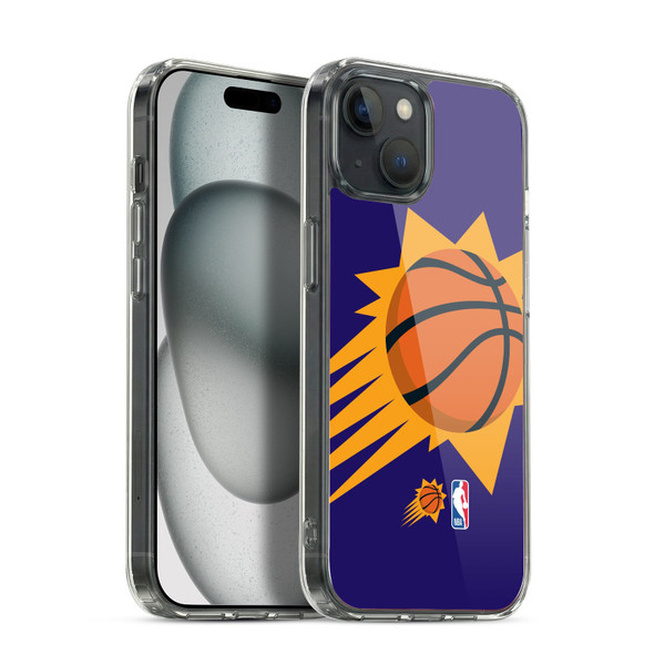 NBA Phoenix Suns Logo Oversized Soft Gel Case for Apple iPhone 15 Plus & MagSafe