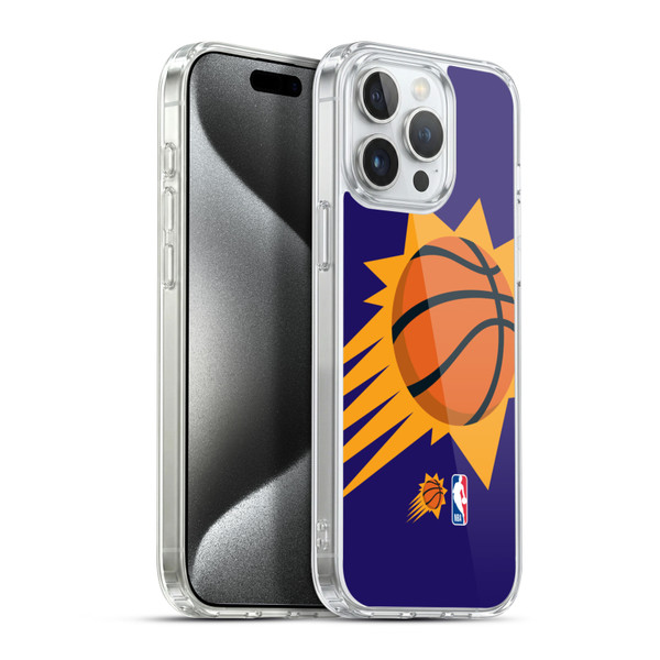 NBA Phoenix Suns Logo Oversized Soft Gel Case for Apple iPhone 15 Pro Max & MagSafe