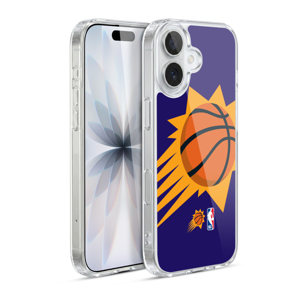 NBA Phoenix Suns Logo Oversized Soft Gel Case for Apple iPhone 17