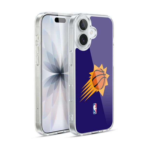 NBA Phoenix Suns Logo Purple Soft Gel Case for Apple iPhone 17
