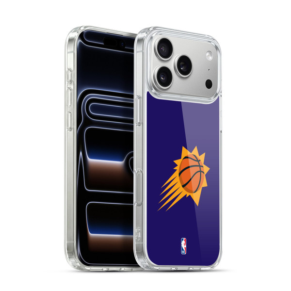 NBA Phoenix Suns Logo Purple Soft Gel Case for Apple iPhone 17 Pro Max