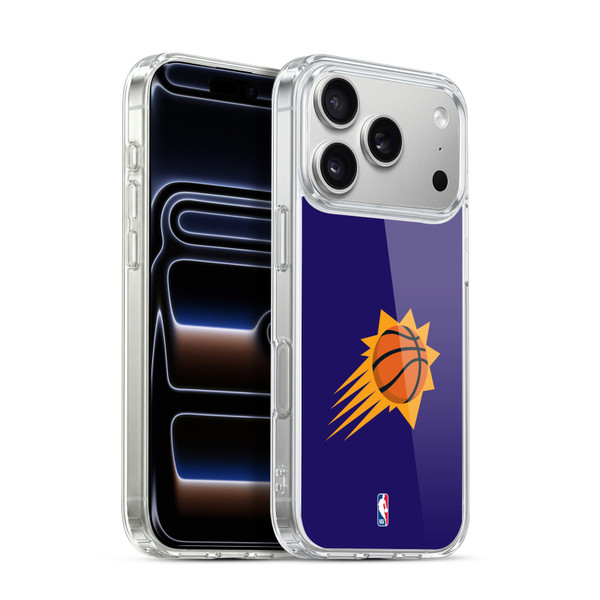 NBA Phoenix Suns Logo Purple Soft Gel Case for Apple iPhone 17 Pro