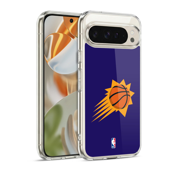 NBA Phoenix Suns Logo Purple Soft Gel Case for Google Pixel 9 / Pixel 9 Pro