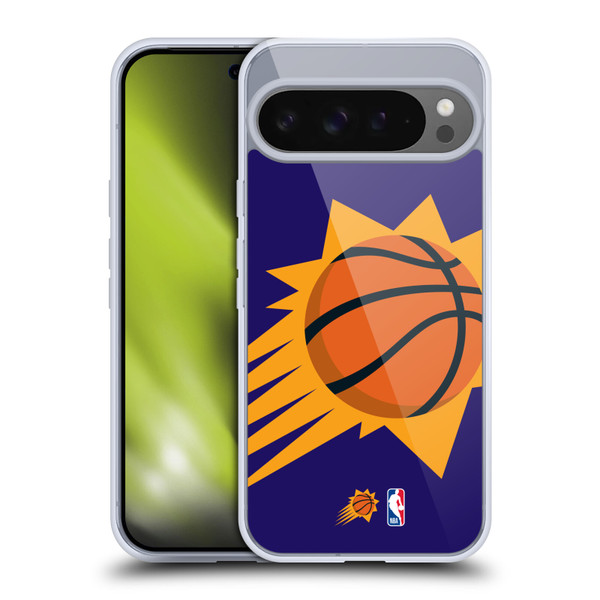 NBA Phoenix Suns Logo Oversized Soft Gel Case for Google Pixel 9 Pro XL