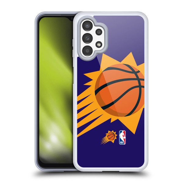 NBA Phoenix Suns Logo Oversized Soft Gel Case for Samsung Galaxy A13 (2022)