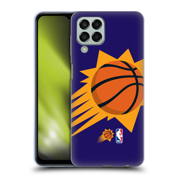 NBA Phoenix Suns Logo Oversized Soft Gel Case for Samsung Galaxy M33 (2022)