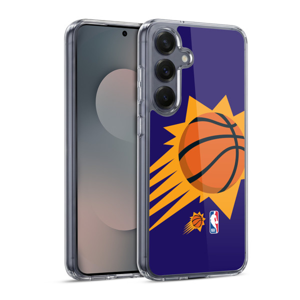 NBA Phoenix Suns Logo Oversized Soft Gel Case for Samsung Galaxy S25 & MagSafe