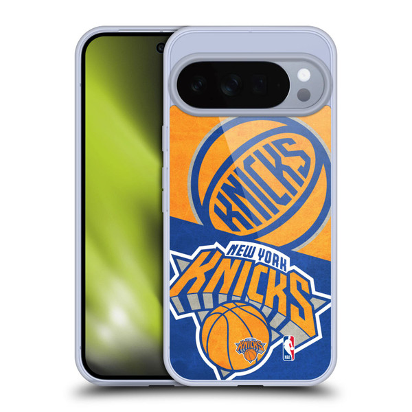 NBA New York Knicks Half Oversized Soft Gel Case for Google Pixel 10 Pro XL