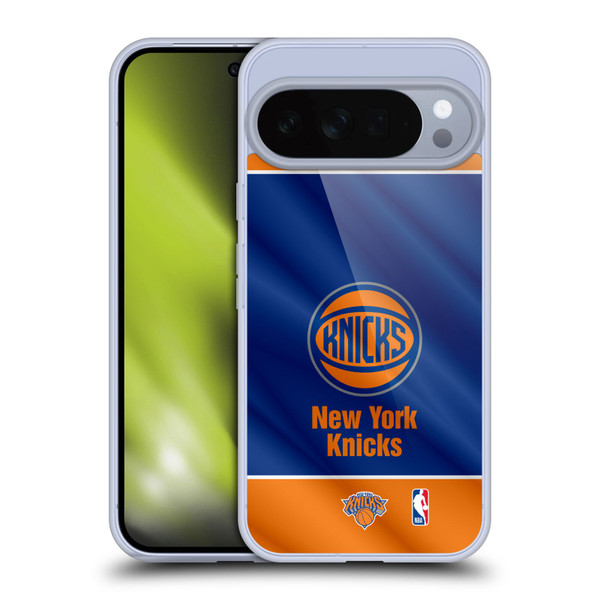 NBA New York Knicks Horizontal Banner Soft Gel Case for Google Pixel 10 Pro XL