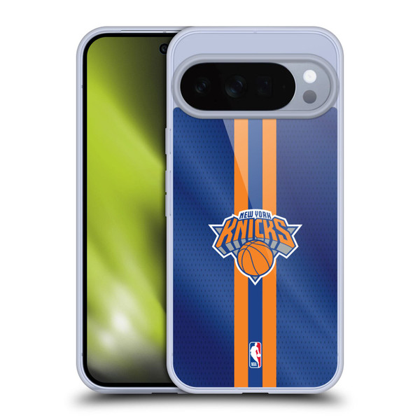 NBA New York Knicks Stripes Soft Gel Case for Google Pixel 10 Pro XL