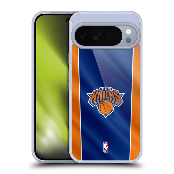 NBA New York Knicks Vertical Banner Soft Gel Case for Google Pixel 10 Pro XL