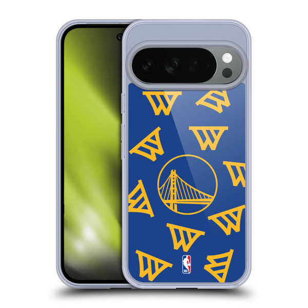 NBA Golden State Warriors Patterns Soft Gel Case for Google Pixel 10