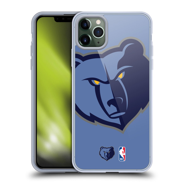 NBA Memphis Grizzlies Logo Oversized Soft Gel Case for Apple iPhone 11 Pro Max & MagSafe