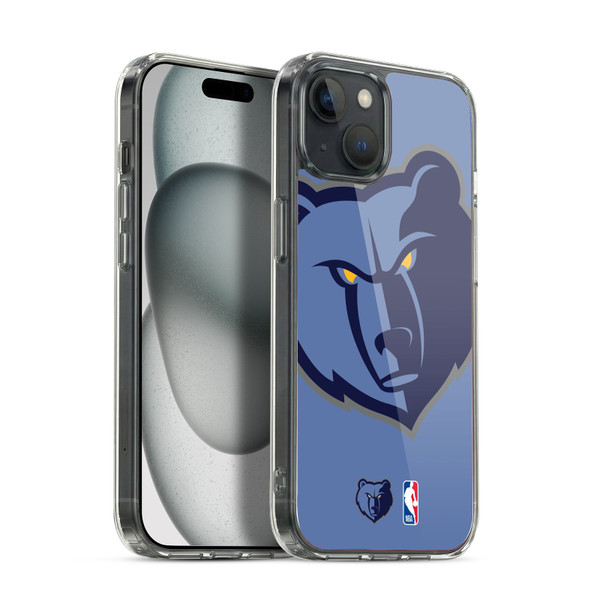 NBA Memphis Grizzlies Logo Oversized Soft Gel Case for Apple iPhone 15 Plus & MagSafe