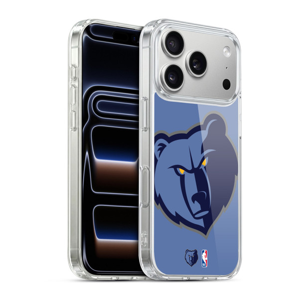 NBA Memphis Grizzlies Logo Oversized Soft Gel Case for Apple iPhone 17 Pro